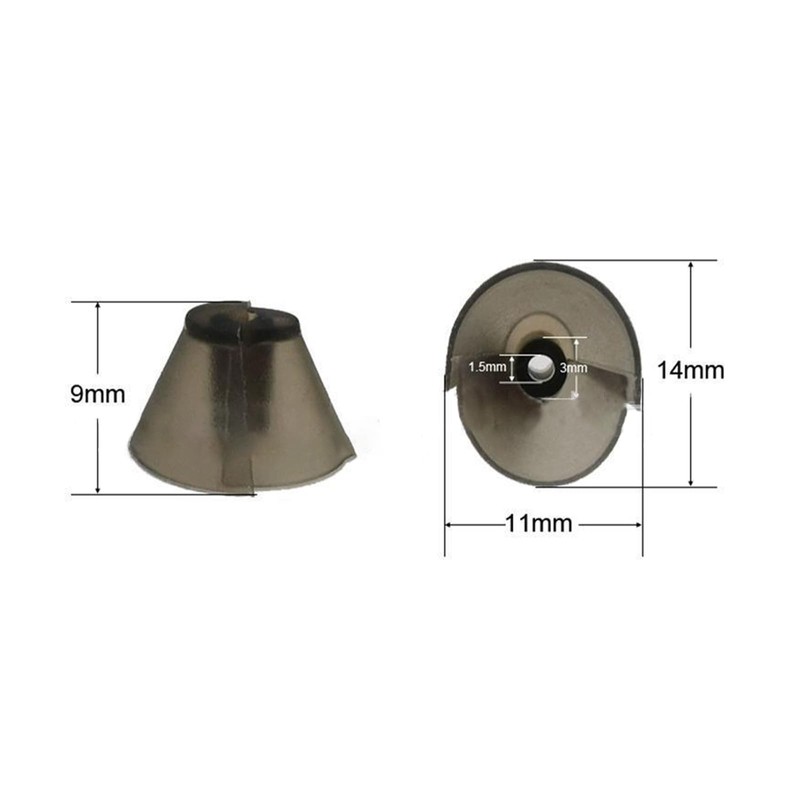 YAFIYGI 10 Counts Hearing Aid Ear Tips Replacement Fit Standard