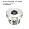 PATIKIL M18*1.5 Internal Hex Head Pipe Fitting Plug, Male Thread