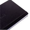 A6 Index Notebook Hardback Leatherette Cover 8mm Ruled Margin A-Z