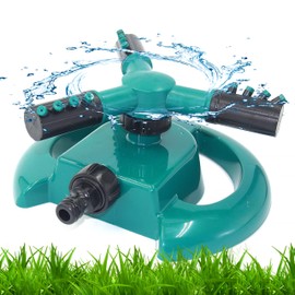 Lawn Sprinkler, 360 Degree Sprinkler, For Gardens, Automatic Rotation, 360 Degree Rotation, Lawn Irrigation, Angle Adjustable, Gardening Plants, Gardenine