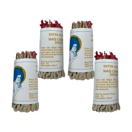 Handmade Sai Baba Rope Incense Set Of 4 Burning Gently With Lokta Paper Wick