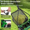 14" Manual Reel Mower w/ 5-Blade 6.6 Gallon Removable Grass