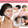 THJOPOKEEL 4 Redes de Malla para Cabello, Gorros de Dormir