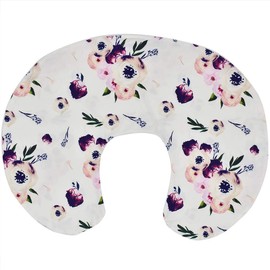 YOUTHINK Baby Pillow Case Soft Breathable Flexible U-Shaped Nursing Pillow Protective Cover Breastfeeding Pillow Cover Easy to Clean (D.)