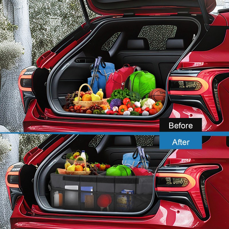 GOODFITMENT For Ford Explorer 91-2025 Trunk Cargo Organizer Folding Collapsible