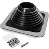 #6 Epdm Metal Roof Vent Boot, Flexible Roofing Boots Fits