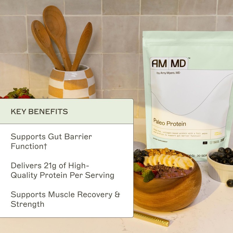 Amy Myers MD Paleo Protein Powder - with Collagen Peptides