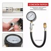 BSOON Medidor Compresión Cilindro Motor Gasolina Manómetro Presión