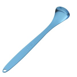 Okabe Yo Tableware Manufacturing KT-13 Premium (Tongue Cleaner) Royal Blue, Length 5.9 inches (15 cm), Titanium