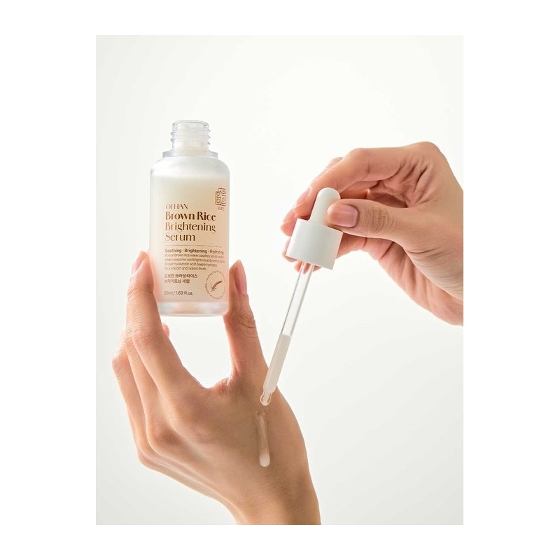 Of Han Brown Rice Brightening Serum 50ml (Skin Whitening Hypoallergenic