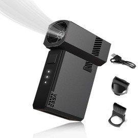 VSGO Military Industrial Style Electric Air Blower, Compressed Air Duster with Nozzle Extended Kit, 120Km/H Wind Speed, for Camera, PC, Keyboard Cleaning and Outdoor Inflatable Mattress, Sofa etc