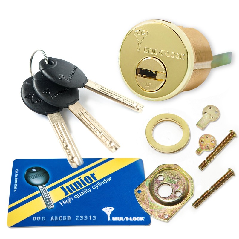 Mul-t-lock Junior Rim & Mortise Rimo Cylinder. Mul-t-lock Rim Mortise