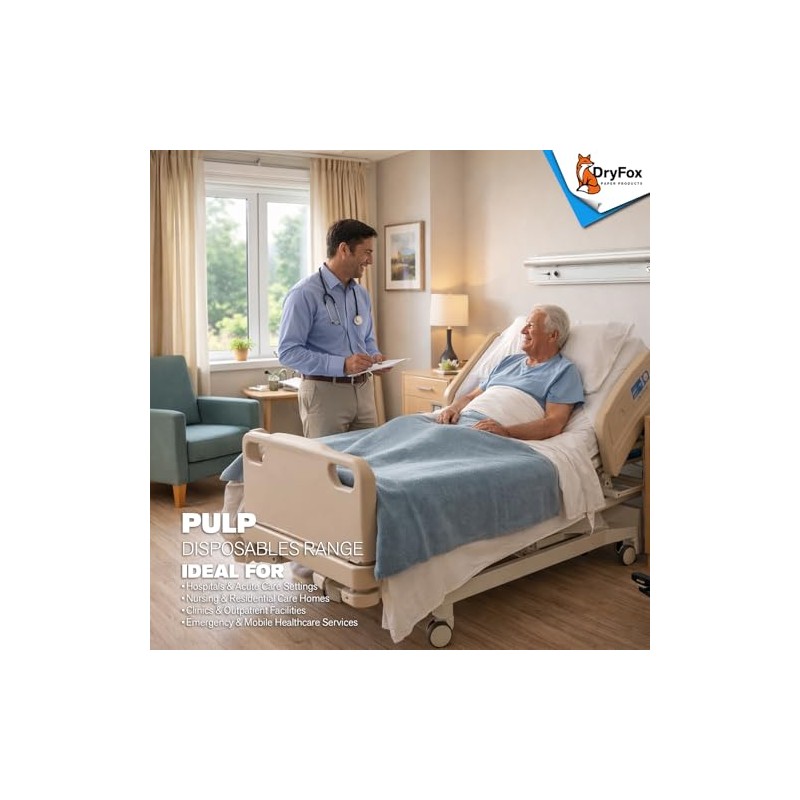 DryFox Pulp Disposable Kidney Dish 700ml / 0.7L | 80