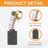 sourcing map 8 Pack Carbon Brushes Set Replaces 14x10x7mm for