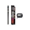 ViaAqua 300-Watt Quartz Glass Submersible Heater with Aquarium Thermometer with