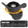 Volein 1 Pair Suitcase Replacement Wheels Black Luggage Wheels Replacement