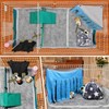 GINIDEAR Guinea Pig Bedding, Disposable Guinea Pig Cage Liners, Charcoal