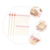 BIUDECO 100Pcs Bamboo Ear Wax Removal Spoons Smooth Non Slip