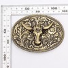 WOTOY Bronze Bull Belt Buckle