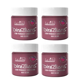 La Riche Directions Semi-Permanent Hair Colour 100 ml Tub 4 Pack (Pastel Rose)