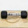 Valor Fitness RH Rubber Hex Dumbbells for Strengthening and Toning