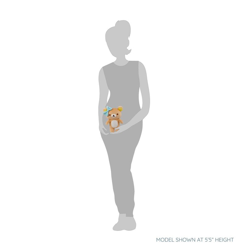 San-X Original Rilakkuma HappyForYou Series Mochi Plush - 8" Rilakkuma