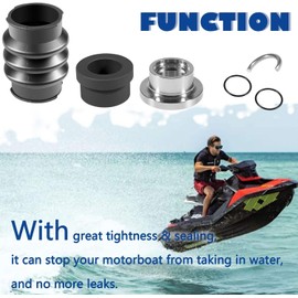 CTcar Sea-Doo Drive Shaft Repair Kit with Carbon Gasket & Hose - Compatible with 717/720/787/800/951 Engines | For SPX, XP, GTX, GSX, GTI & Jet Boat