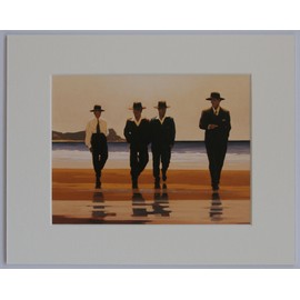 'The Classic Collection' by Jack Vettriano Set of 5 Mounted/Unframed Art Prints(10" x 8" - 25cm x 20cm)