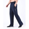 Zoulee New Men's Front Zipper Fly Open-Bottom Sweatpants Jogger Pants