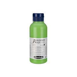 Schmincke Akademie Acrylic Colours - Bottle - 8.45floz, 554 Permanent Green