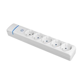 5 Way Power Strip Unwired with Switch 16A 250V
