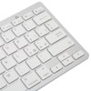 Wireless Keyboard Mini 78 Keys Ultra Thin Portable White Computer