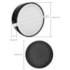 KEEPOW 1 Pack True HEPA Filter Replacement Compatible with Levoit