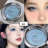 KARLOR Highlighter Powder Palette Metallic Blue Eyeshadow Glitter Eyelid Highlighter