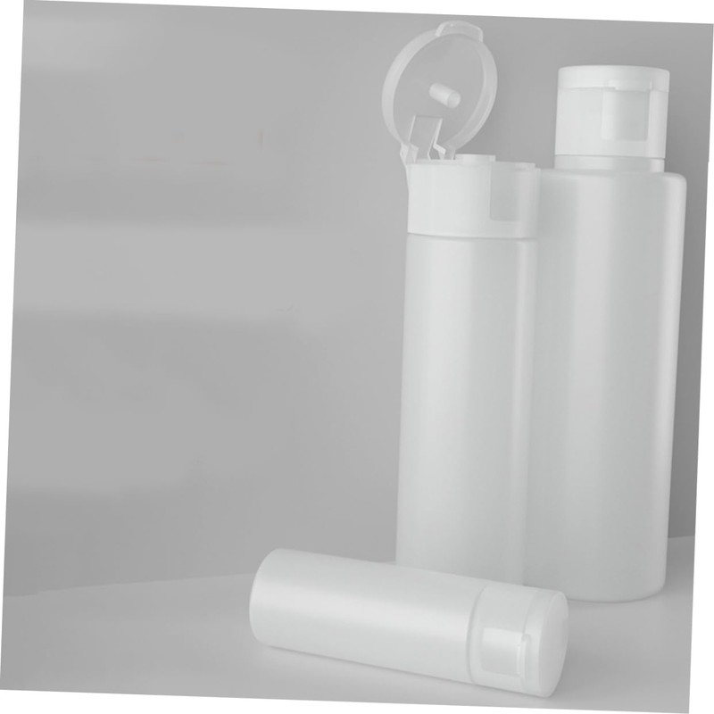 Vaguelly 3pcs Refillable Plastic Travel Containers Durable Lotion and Cosmetic