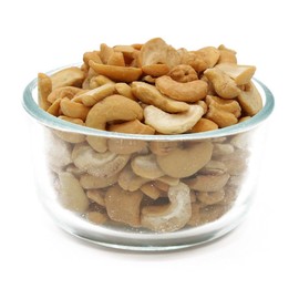 C.J. Dannemiller Cashew Halves, Bulk 25 LB Box, Roasted & Salted Split Cashews Perfect for Snacking, Cooking, Trail Mixes