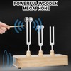Tuning Forks for Healing Set, (128HZ, 256HZ, 512HZ) Sound Healing