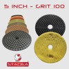STADEA Grit 200 (5 Pieces) 5" Diamond Polishing Pads for