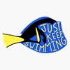Dory Quote Bumper Sticker Vinyl Decal 5 inches