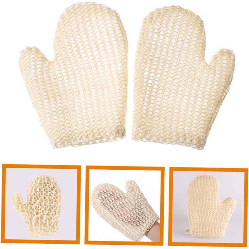 Guantes Exfoliantes de Sisal Beaupretty para Ducha - 2 Piezas