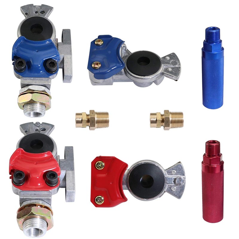 Boeray Aluminum Emergency Gladhand Valve Universal Glad Hands and Air