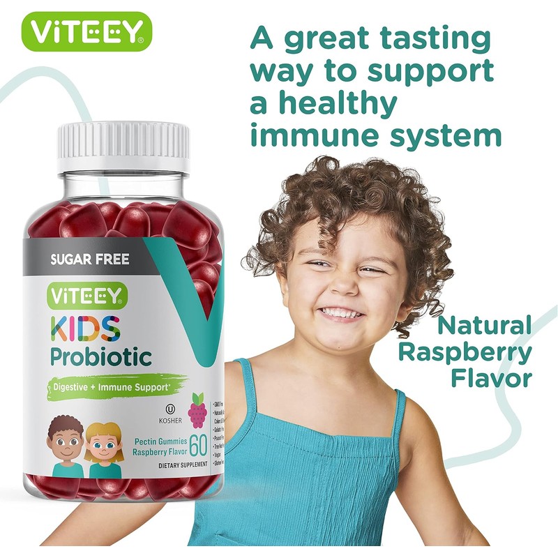 Gomitas probióticas para niños Viteey SFK – 60 unidades, 2