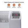Comfort Zone Baseboard Space Heater with Digital Thermostat, Electric, Dent-Proof