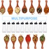Zhehao 16 Pack 32 oz Plastic Spice Jars with Black