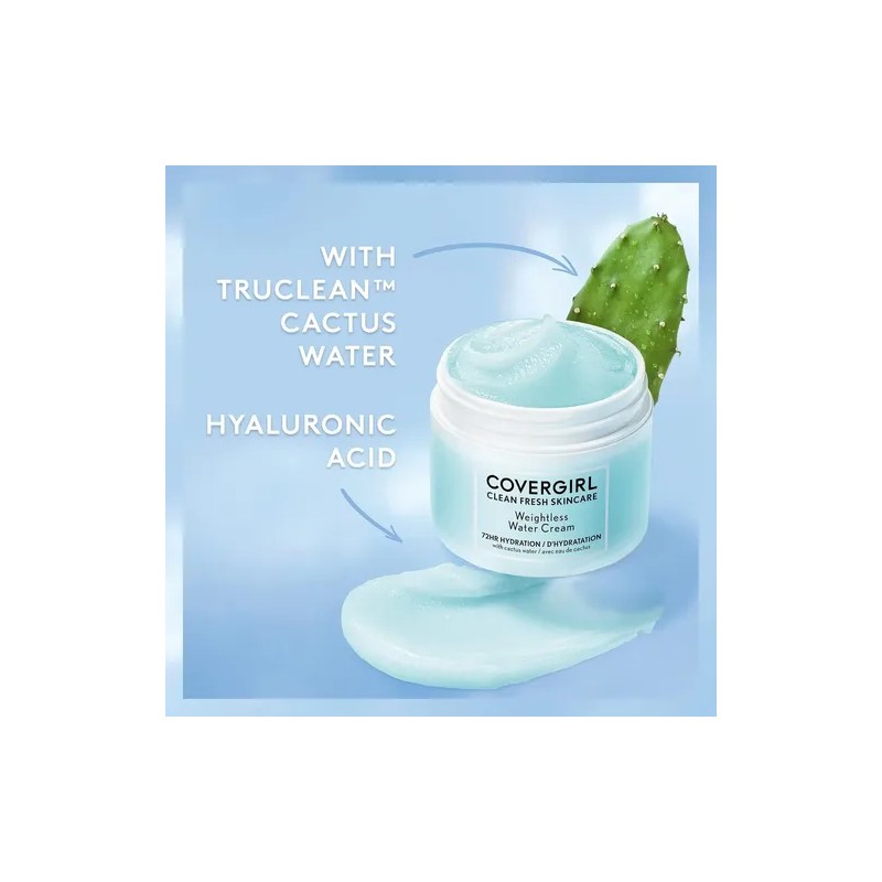 Covergirl Clean Fresh Skincare Crema De Agua Sin Peso, 2.0