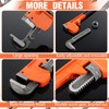 Lanties 6 Piece Heavy Duty Pipe Wrench Set - 8",