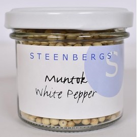 Steenbergs Muntok White Peppercorns 60g