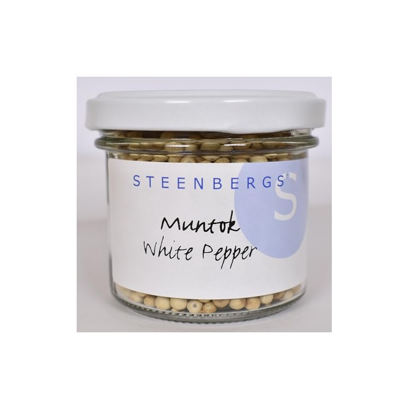 Steenbergs Muntok White Peppercorns 60g