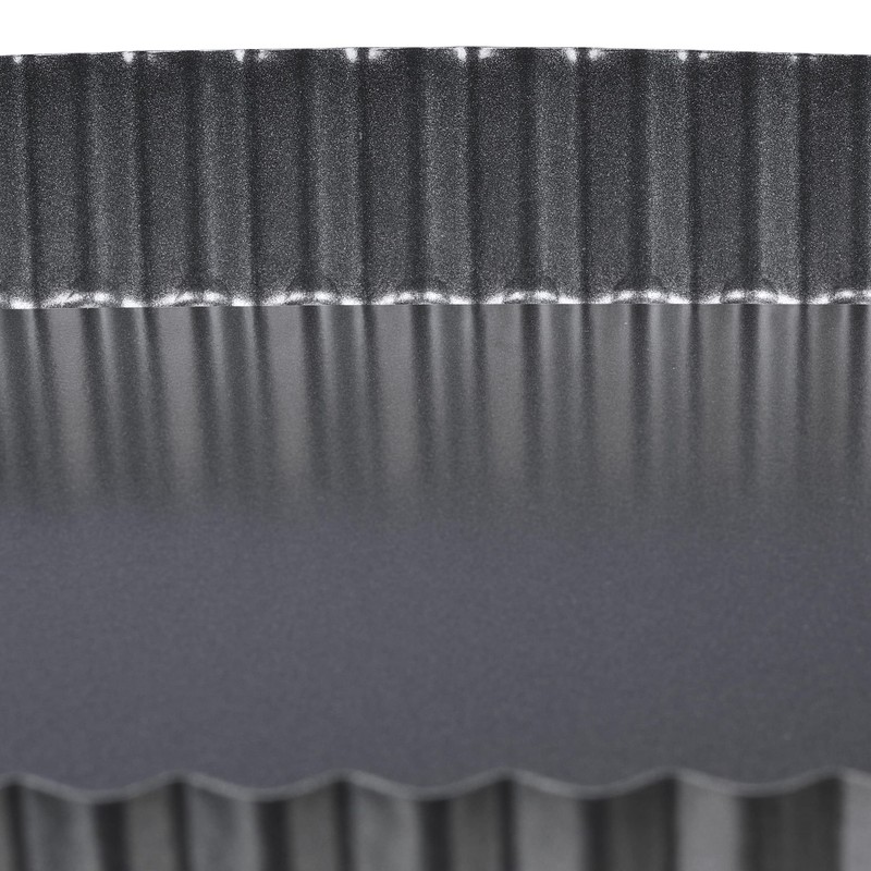 Relaxdays Set of 2 Non-Stick Loose Base Tart Tart Tins