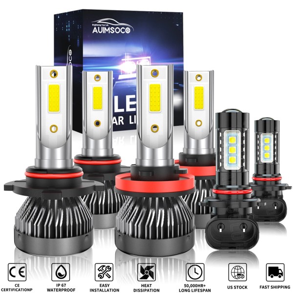AUIMSOCO SET For GMC Sierra 1500 2500HD 3500 2003-2006 LED
